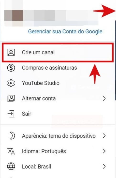 descubra como criar um canal no Youtube