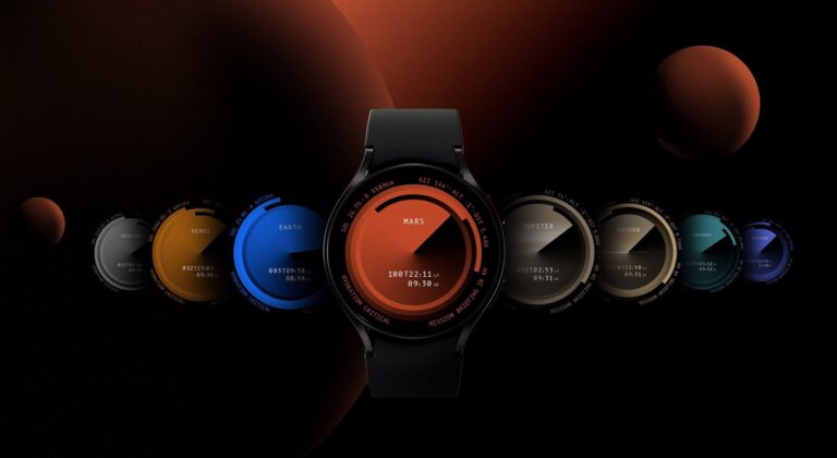 Galaxy Time - Galaxy Watch Mostram o Tempo em Outros Planetas