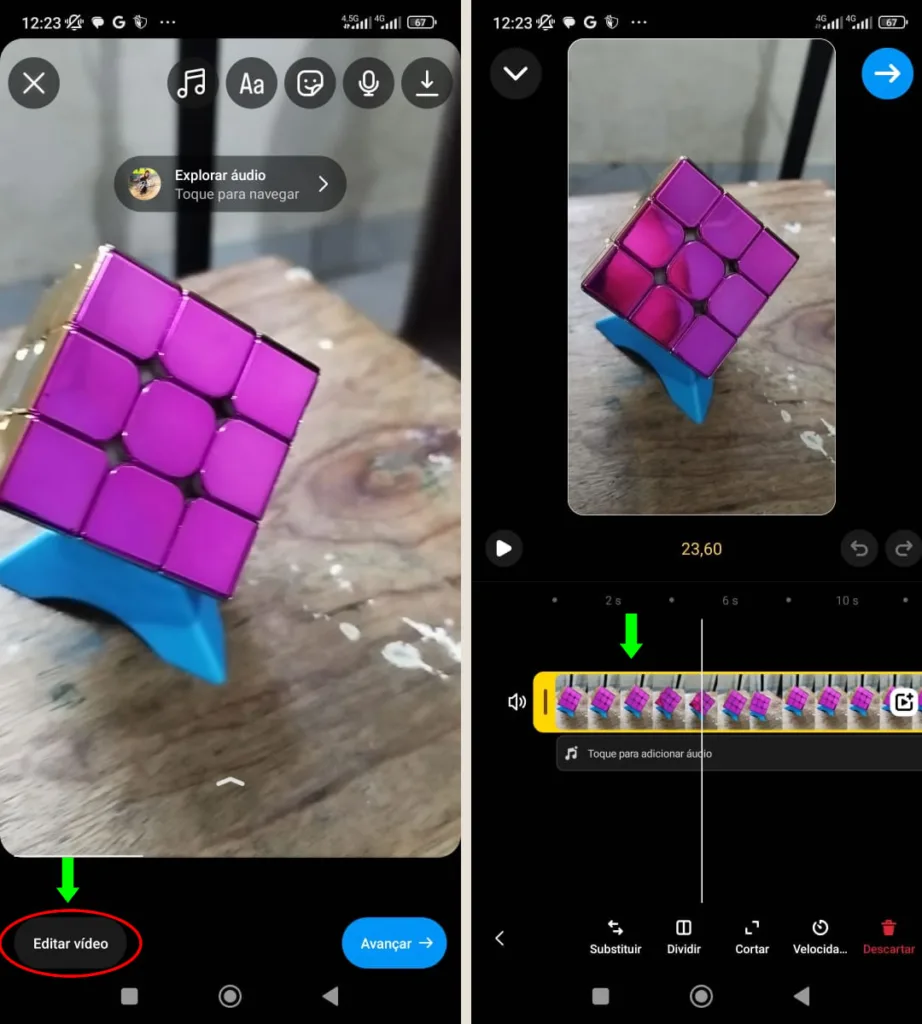 Vídeos no Instagram: É possível acelerar partes do vídeo no Instagram 