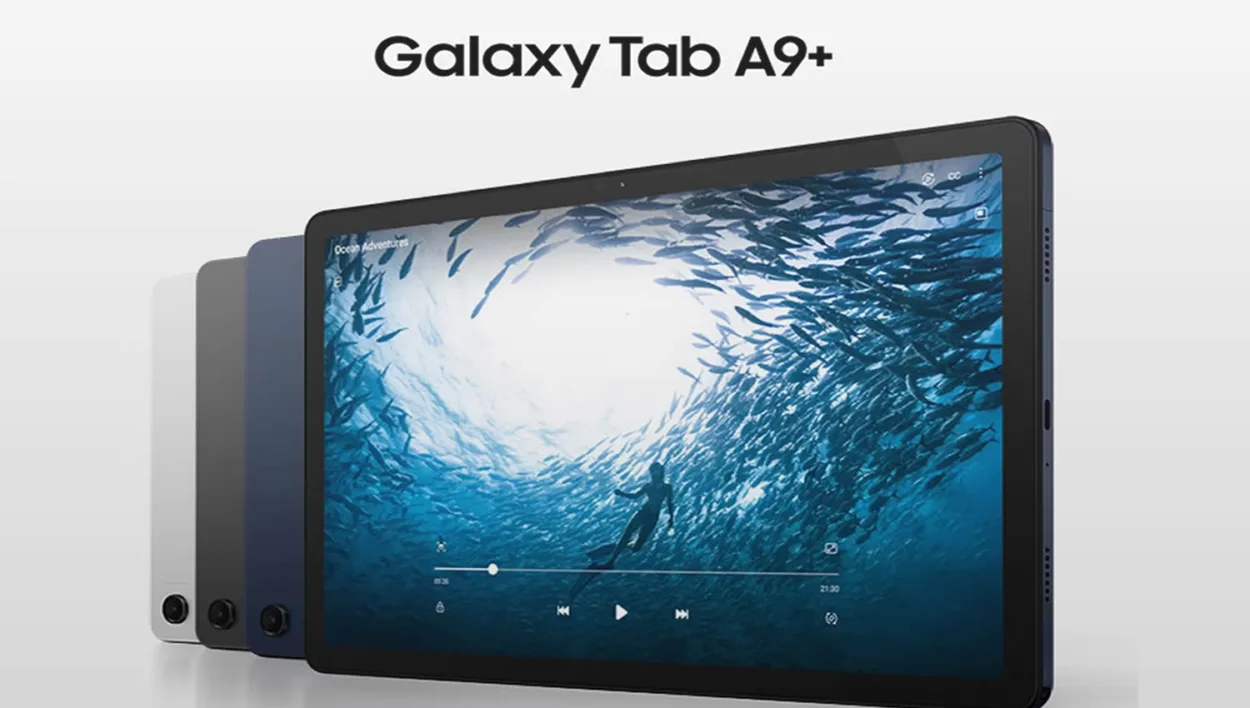 Com espessura de 6,9 milímetros, o Samsung Galaxy Tab A9 Plus é um dos tablets mais finos do mercado