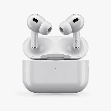 Fone de ouvido Apple AirPods Pro 2 com cancelamento de ruído, som superior e conforto ergonômico.