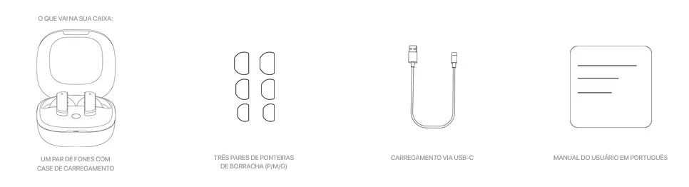 Dispositivos segue com ponteiras alternativas na embalagem